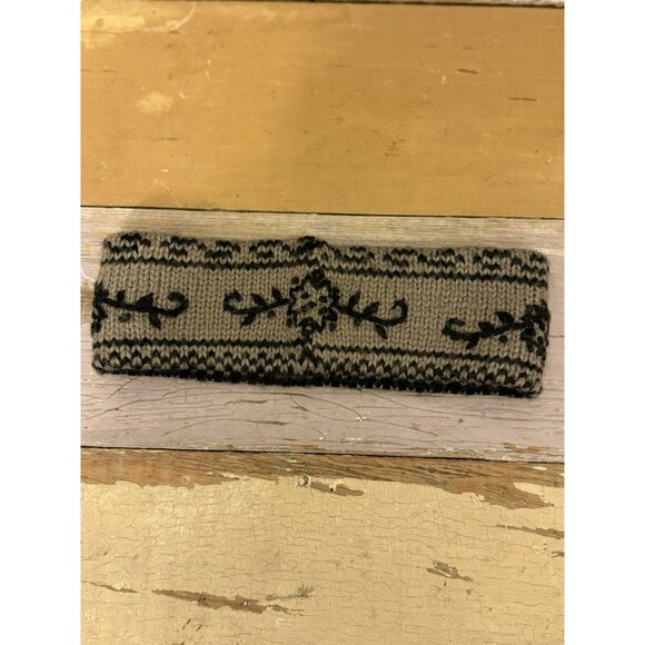 NILS Headband Fair Isle Snowflake Winter Ear Warmer Wool Blend Womens One Size - Picture 4 of 8